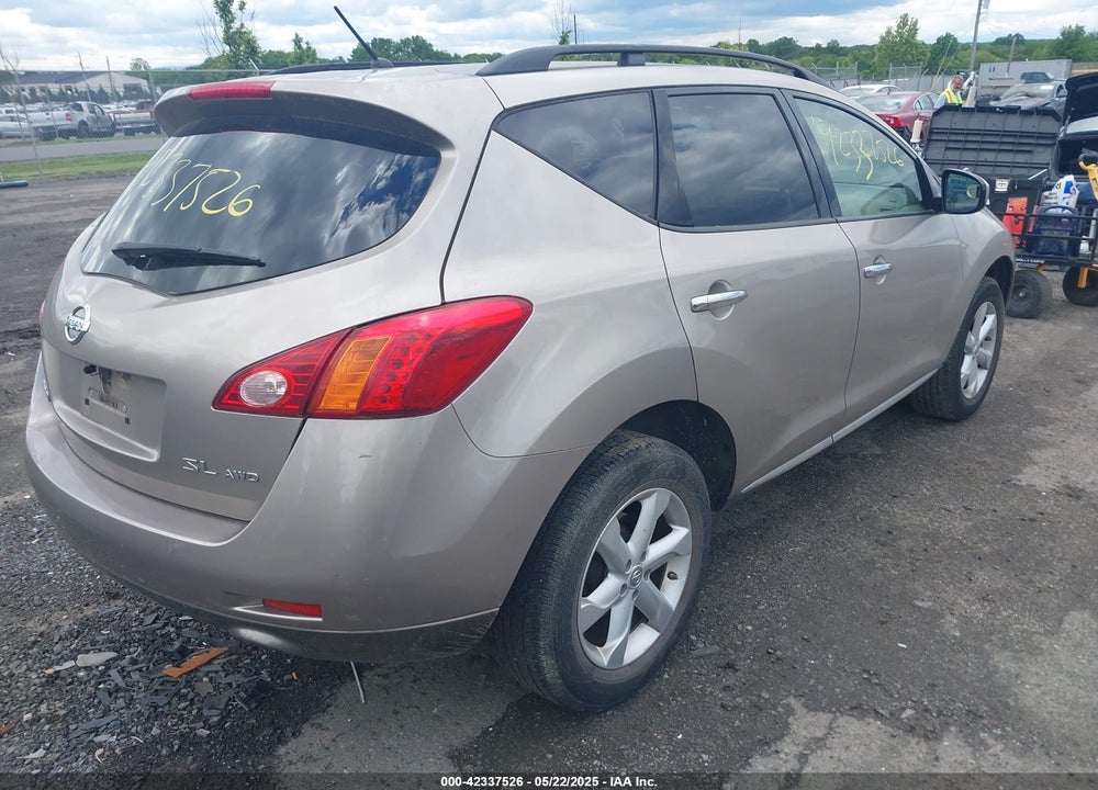 2010 NISSAN MURANO SL VIN: JN8AZ1MW5AW129109