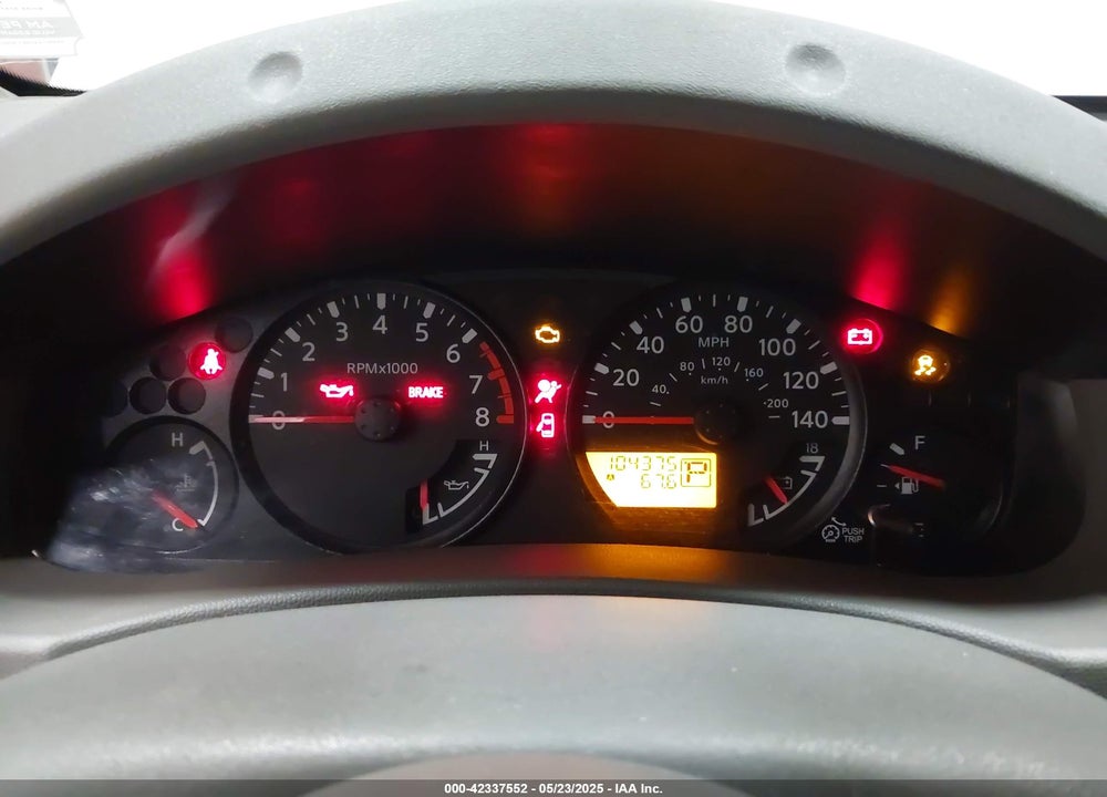 2012 NISSAN FRONTIER VIN: 1N6AD0ER4CC432204