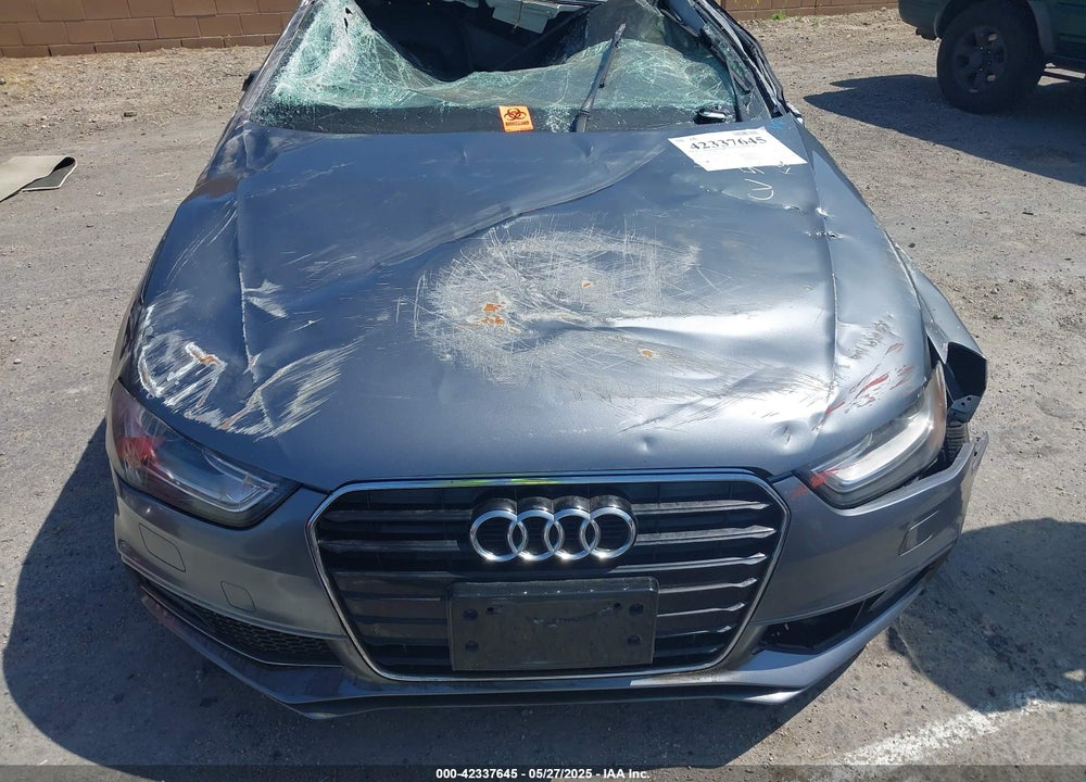 2014 AUDI A4 2.0T PREMIUM VIN: WAUAFAFL3EN044107