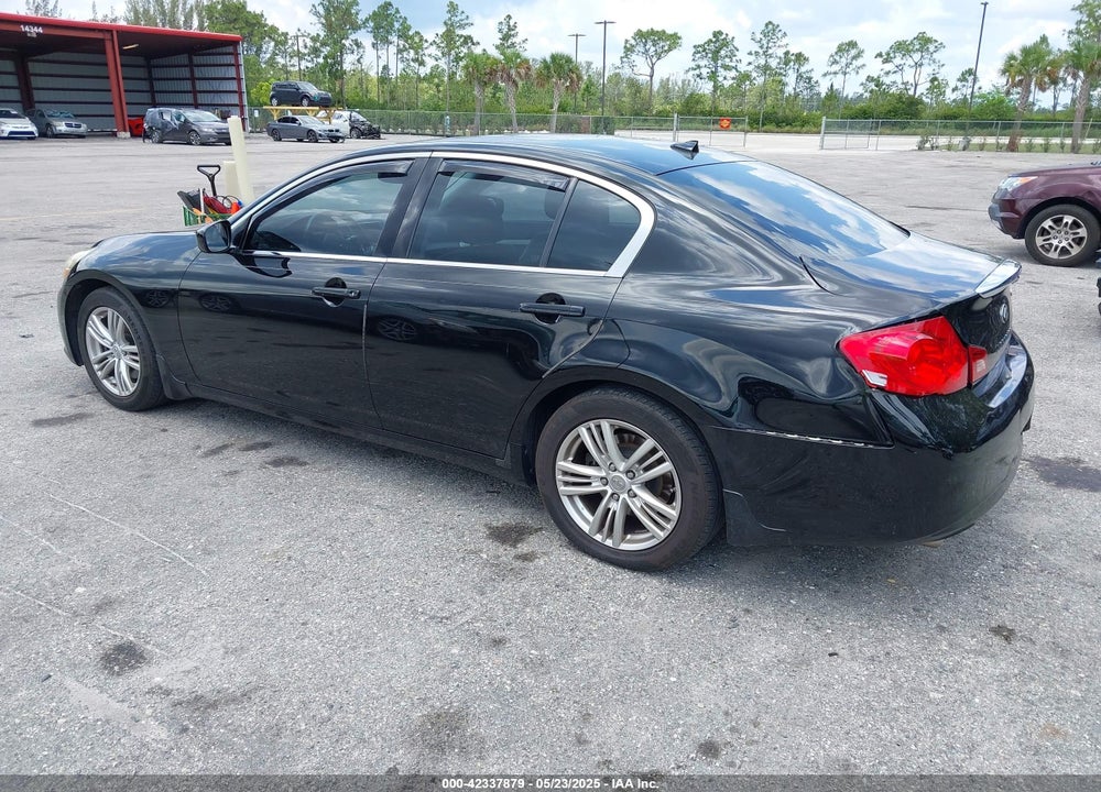 2012 INFINITI G25 JOURNEY VIN: JN1DV6AP0CM810424