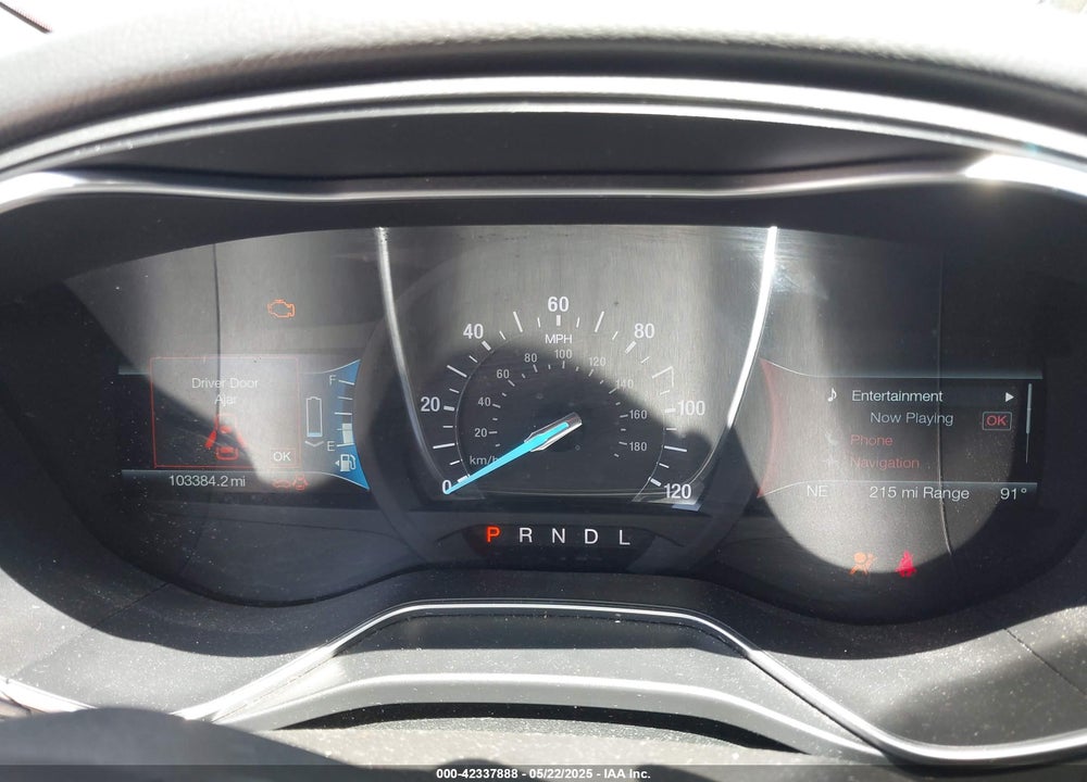 2015 FORD FUSION ENERGI VIN: 3FA6P0SU0FR225765