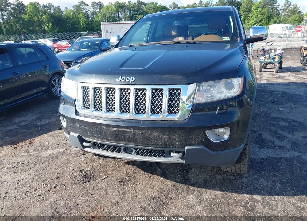 2013 JEEP GRAND CHEROKEE OVERLAND SUMMIT VIN: 1C4RJFCT9DC631251