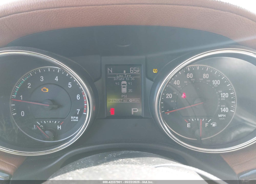 2013 JEEP GRAND CHEROKEE OVERLAND SUMMIT VIN: 1C4RJFCT9DC631251
