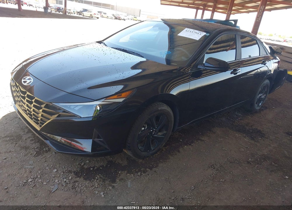 2022 HYUNDAI ELANTRA HYBRID BLUE VIN: KMHLM4AJ8NU032349