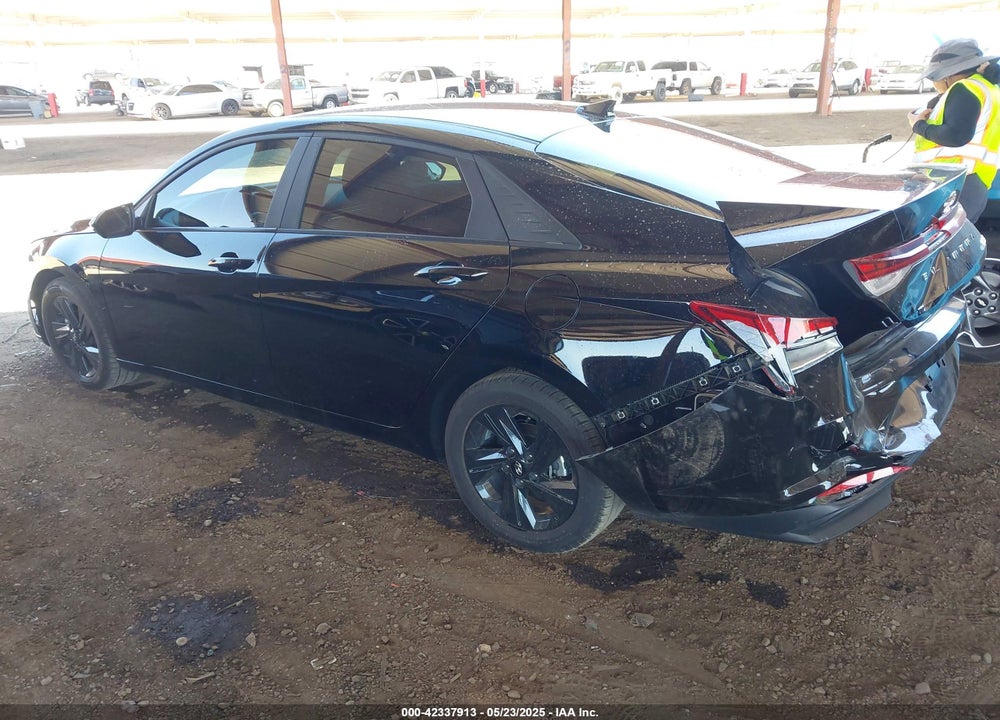 2022 HYUNDAI ELANTRA HYBRID BLUE VIN: KMHLM4AJ8NU032349