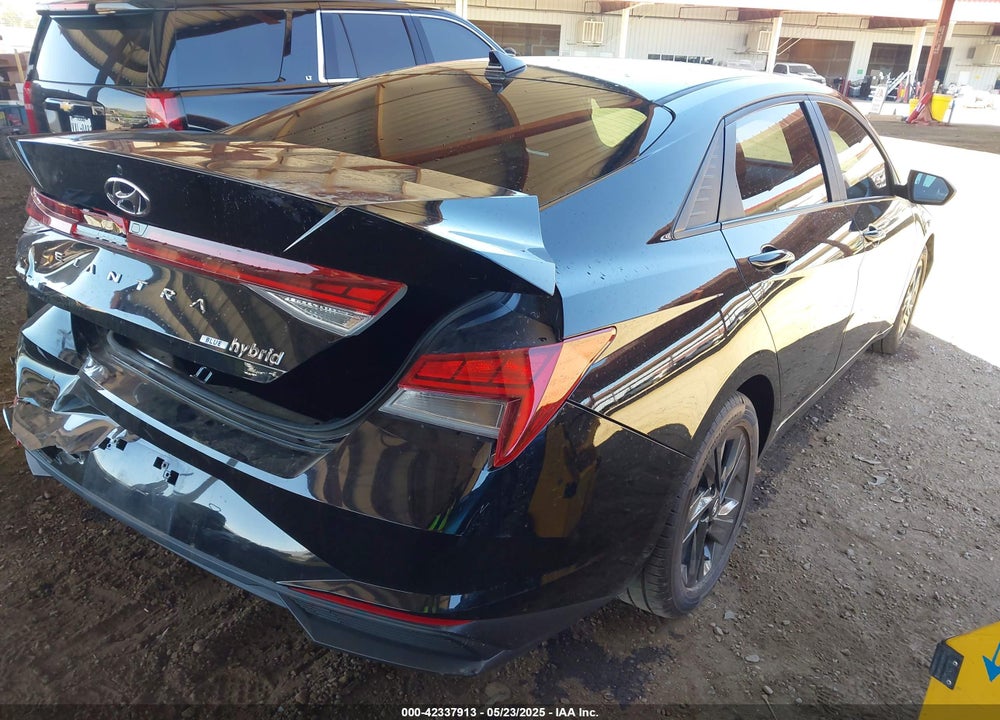 2022 HYUNDAI ELANTRA HYBRID BLUE VIN: KMHLM4AJ8NU032349