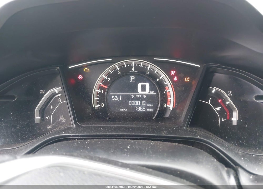 2017 HONDA CIVIC VIN: 19XFC2F52HE229248