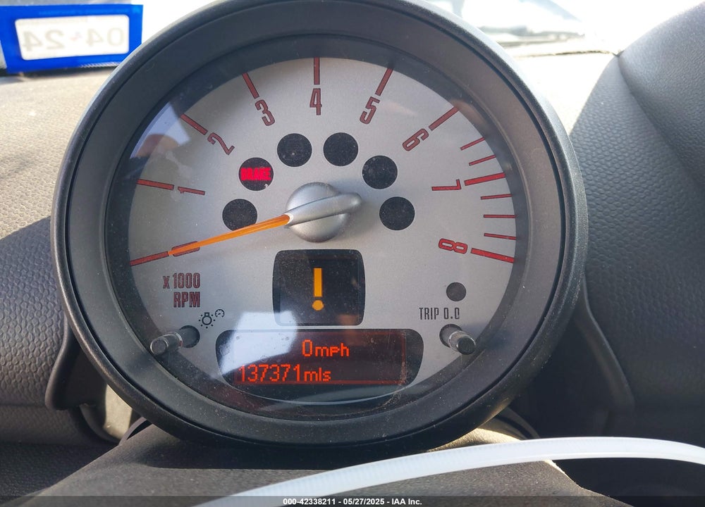 2014 MINI COOPER VIN: WMWZC3C50EWP51835