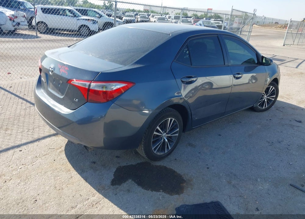 2016 TOYOTA COROLLA VIN: 5YFBURHE8GP527740