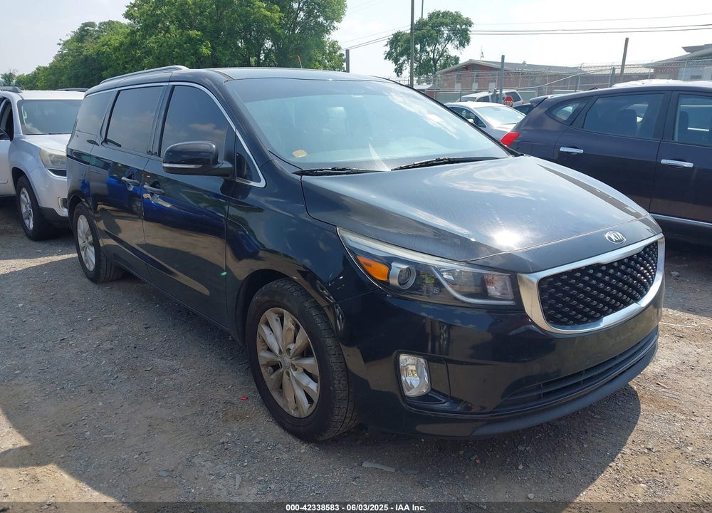 2016 KIA SEDONA EX VIN: KNDMC5C12G6139497