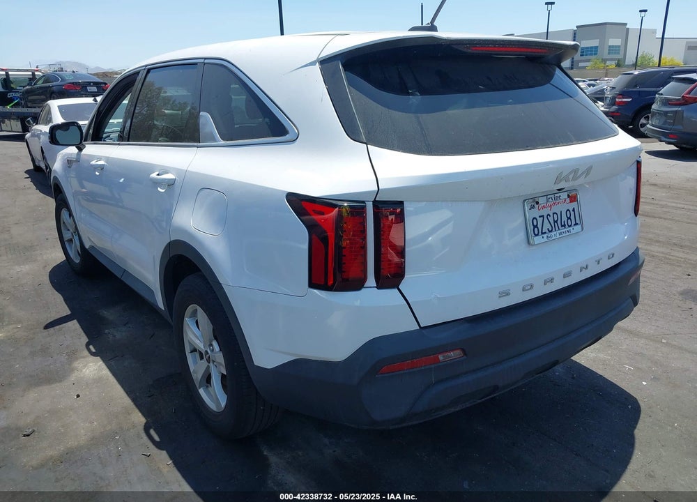 2022 KIA SORENTO VIN: 5XYRG4LC8NG080567