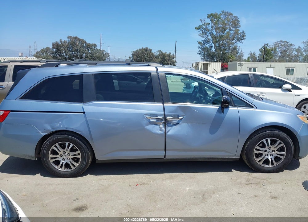 2011 HONDA ODYSSEY EX-L VIN: 5FNRL5H66BB081708