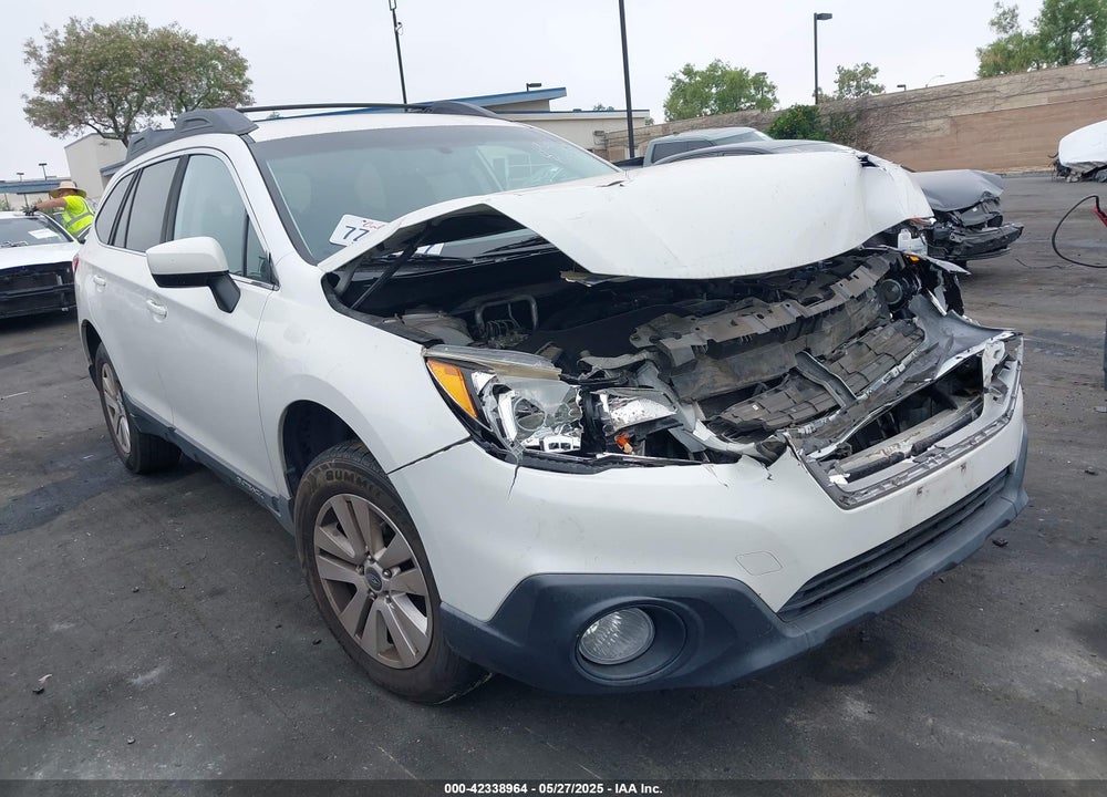 2017 SUBARU OUTBACK 2.5I PREMIUM VIN: 4S4BSACC3H3437284