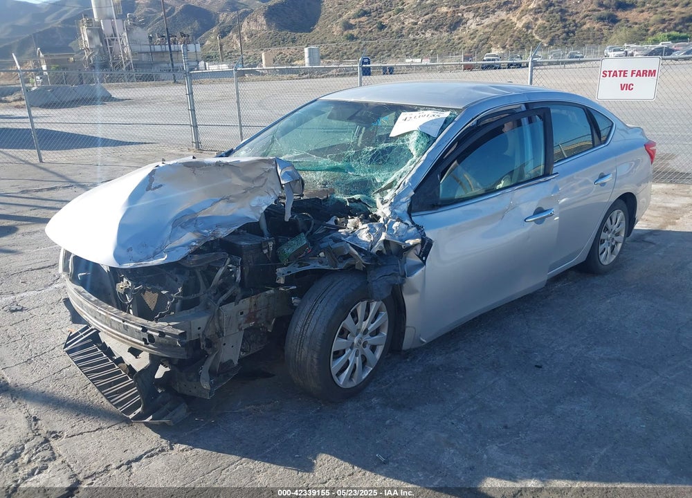 2017 NISSAN SENTRA SV VIN: 3N1AB7APXHL637742