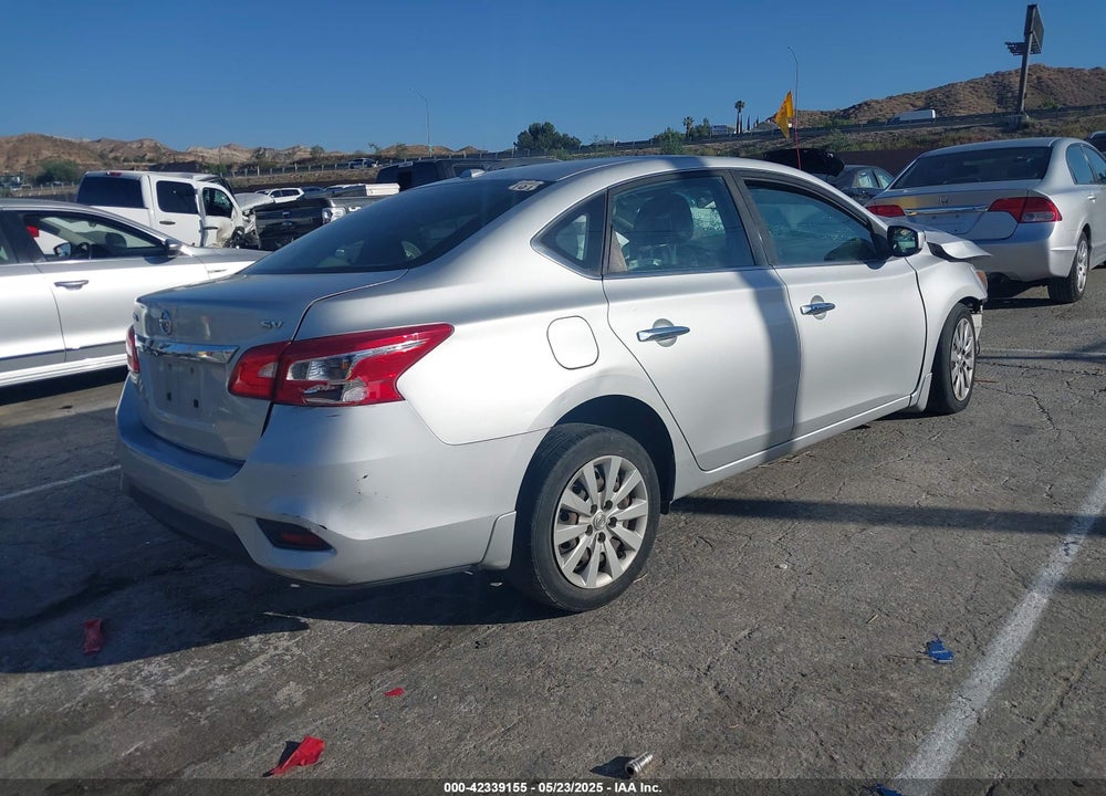 2017 NISSAN SENTRA SV VIN: 3N1AB7APXHL637742