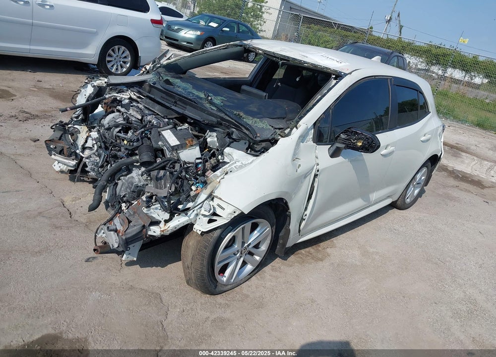 2019 TOYOTA COROLLA HATCHBACK VIN: JTNK4RBE3K3035221