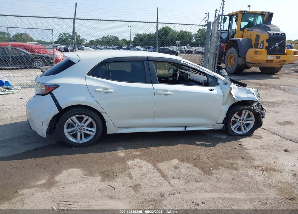 2019 TOYOTA COROLLA HATCHBACK VIN: JTNK4RBE3K3035221