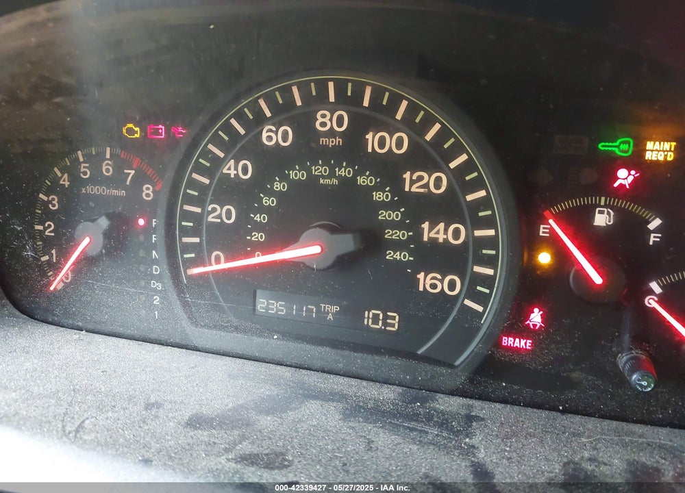 2005 HONDA ACCORD 2.4 EX VIN: 1HGCM56725A057550