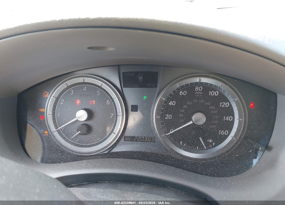 2008 LEXUS ES350 VIN: JTHBJ46G382174824
