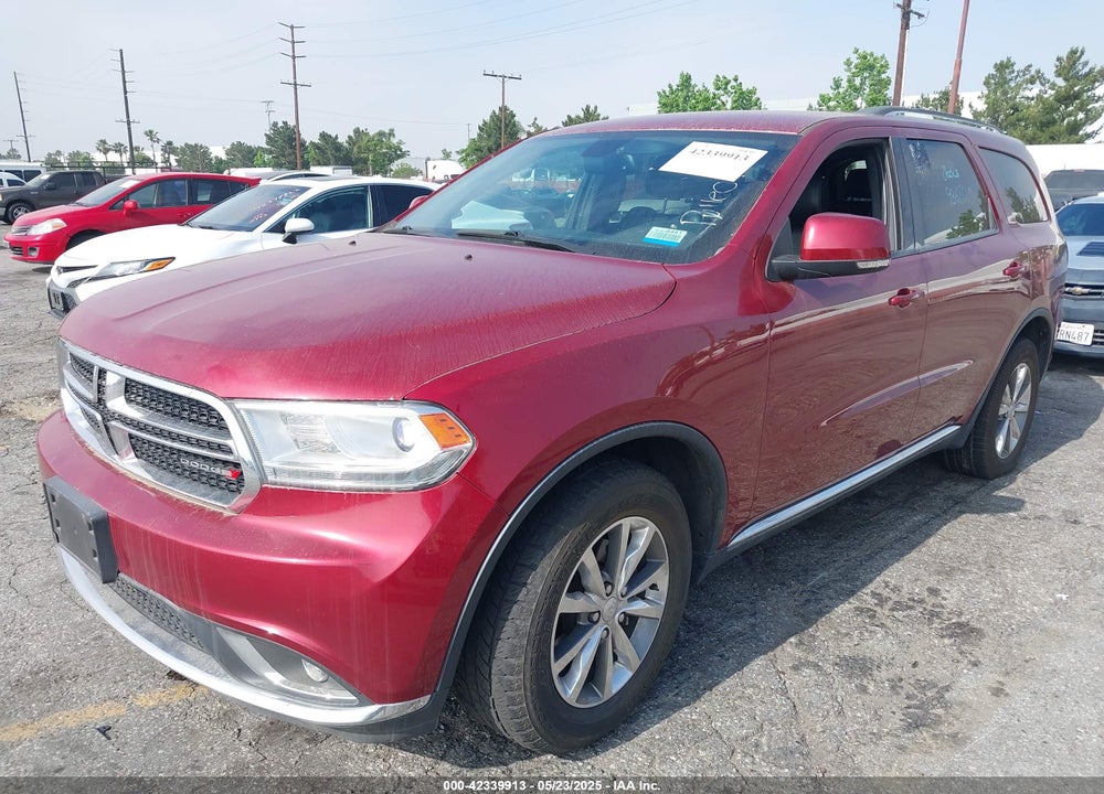 2015 DODGE DURANGO VIN: 1C4RDHDG9FC100932
