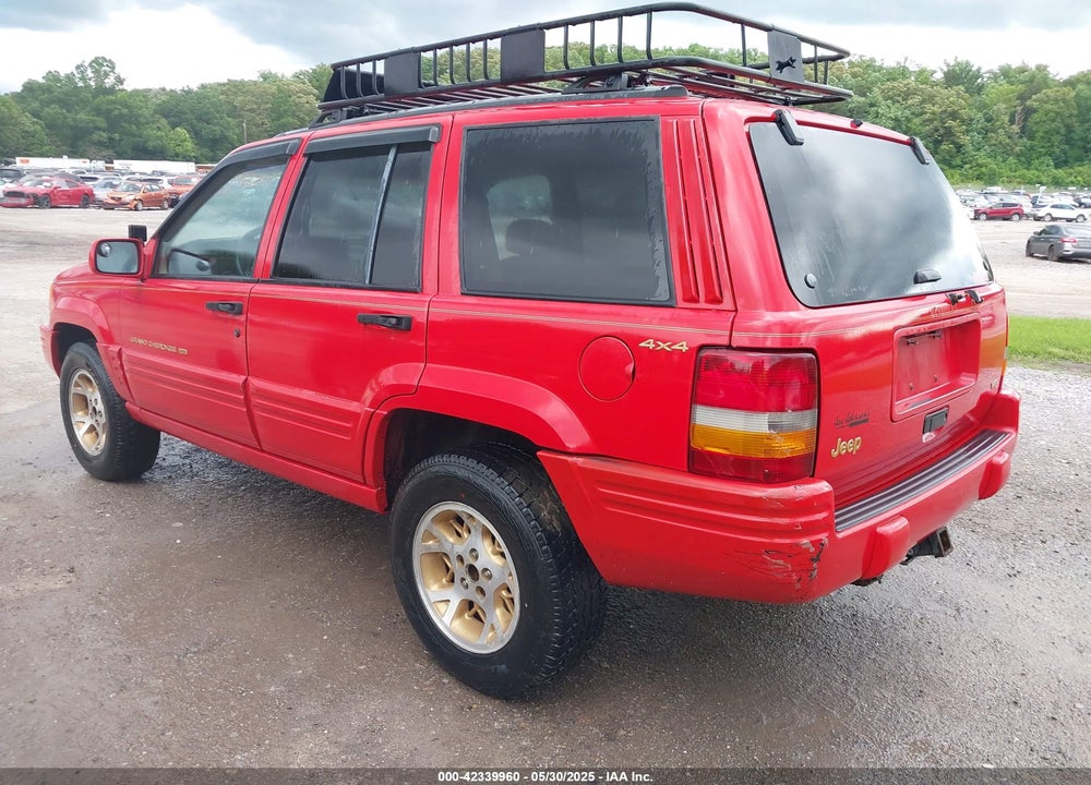 1996 JEEP GRAND CHEROKEE LIMITED VIN: 1J4GZ78YXTC295872