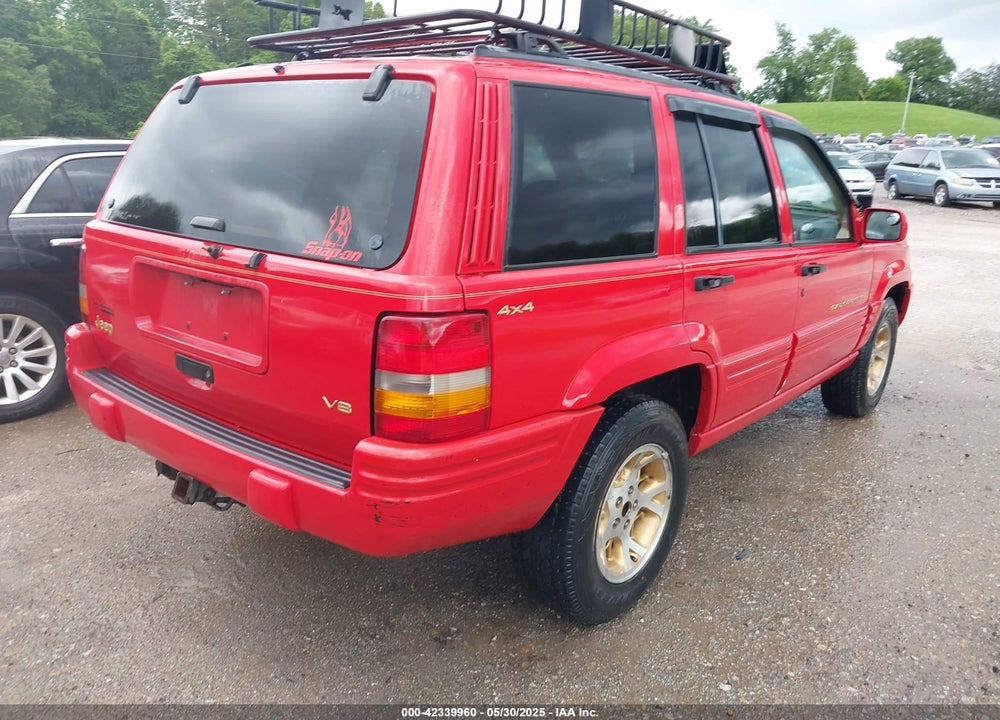 1996 JEEP GRAND CHEROKEE LIMITED VIN: 1J4GZ78YXTC295872