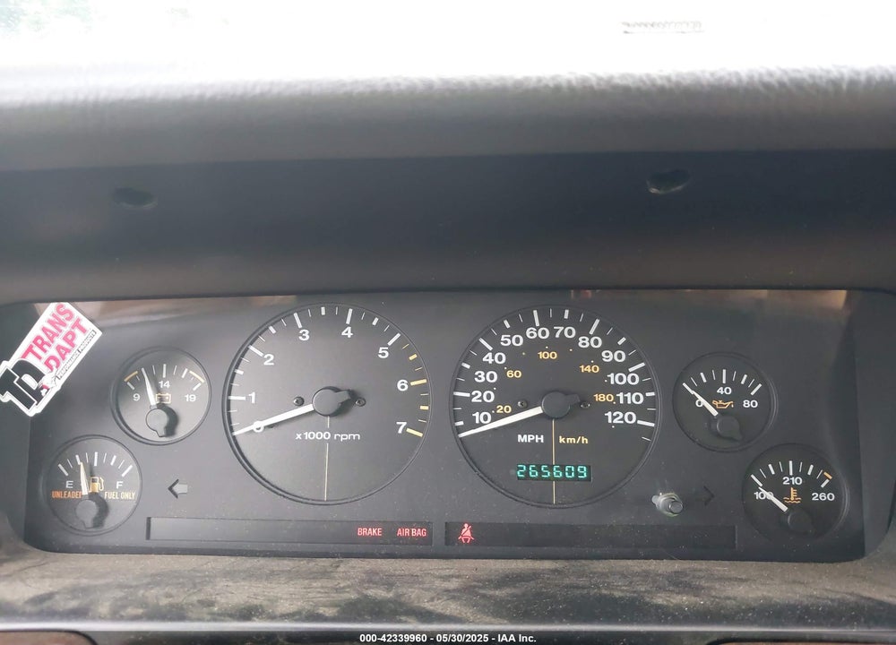 1996 JEEP GRAND CHEROKEE LIMITED VIN: 1J4GZ78YXTC295872