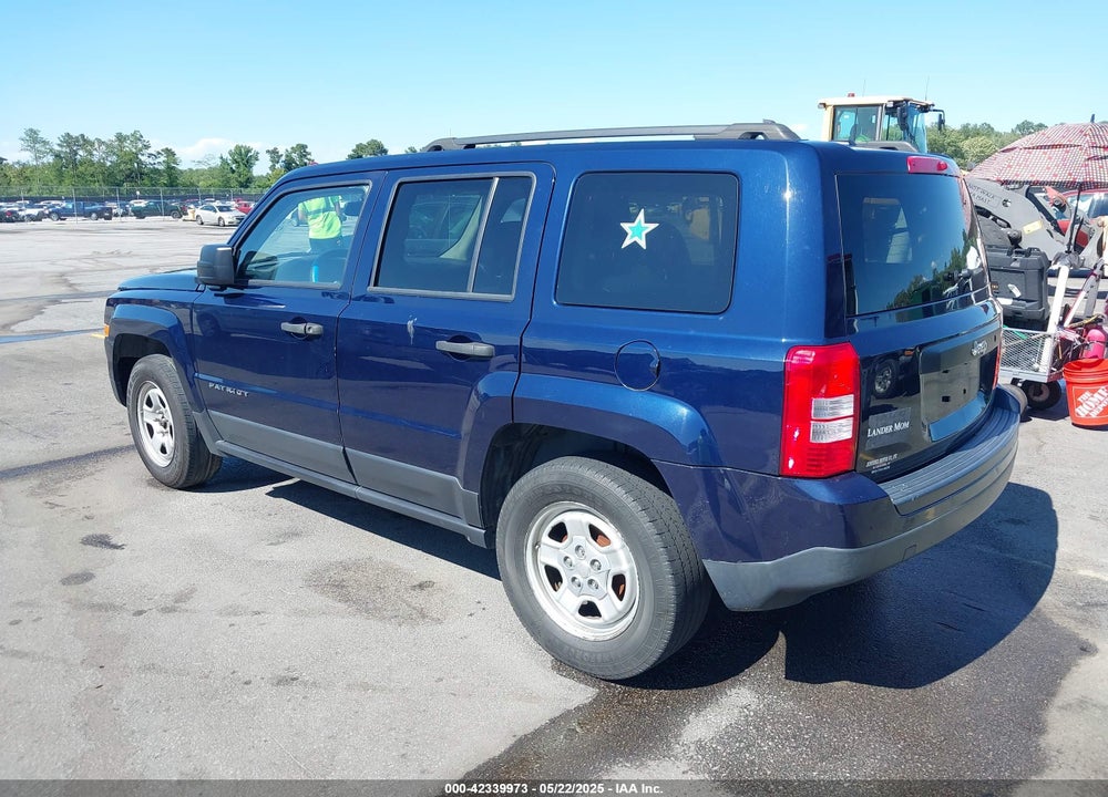 2016 JEEP PATRIOT VIN: 1C4NJPBA3GD678553