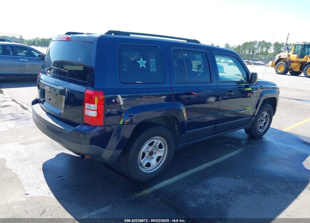 2016 JEEP PATRIOT VIN: 1C4NJPBA3GD678553