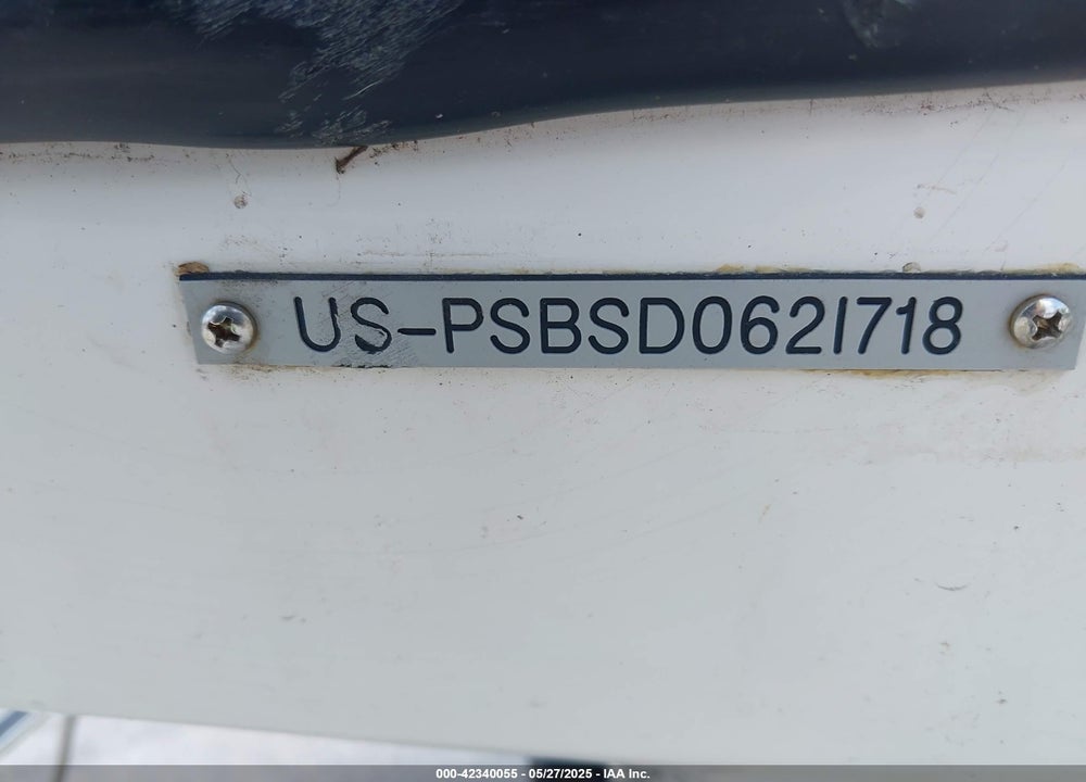 2018 SCARAB OTHER VIN: PSBSD062I718