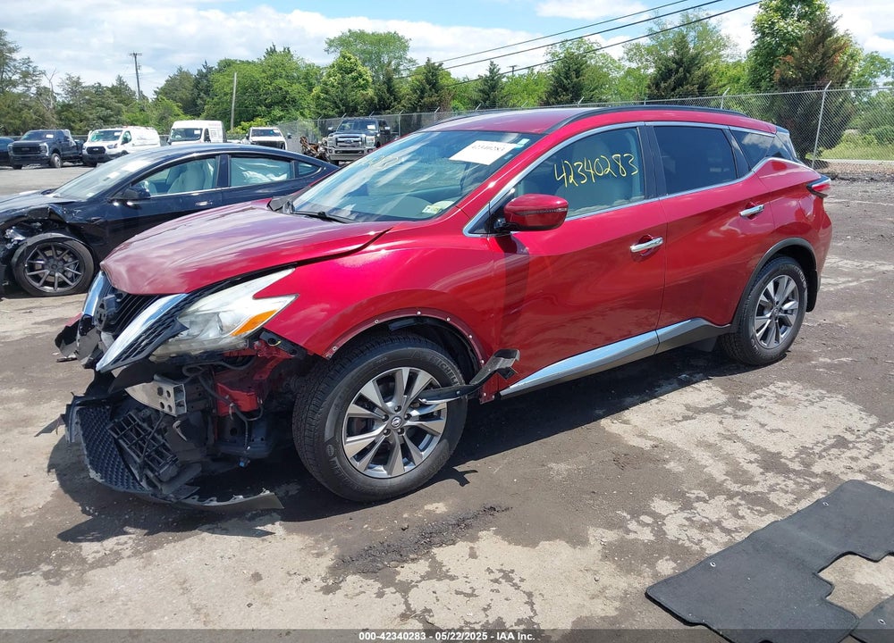 2016 NISSAN MURANO VIN: 5N1AZ2MH8GN137119