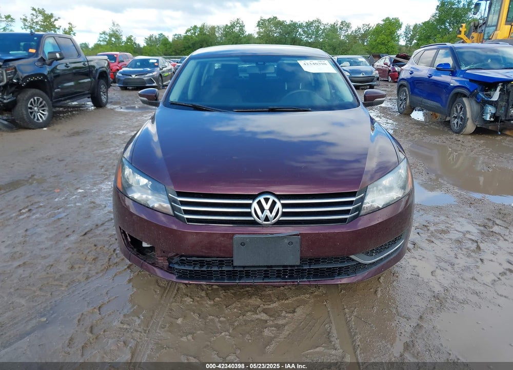 2013 VOLKSWAGEN PASSAT VIN: 1VWAP7A36DC044104