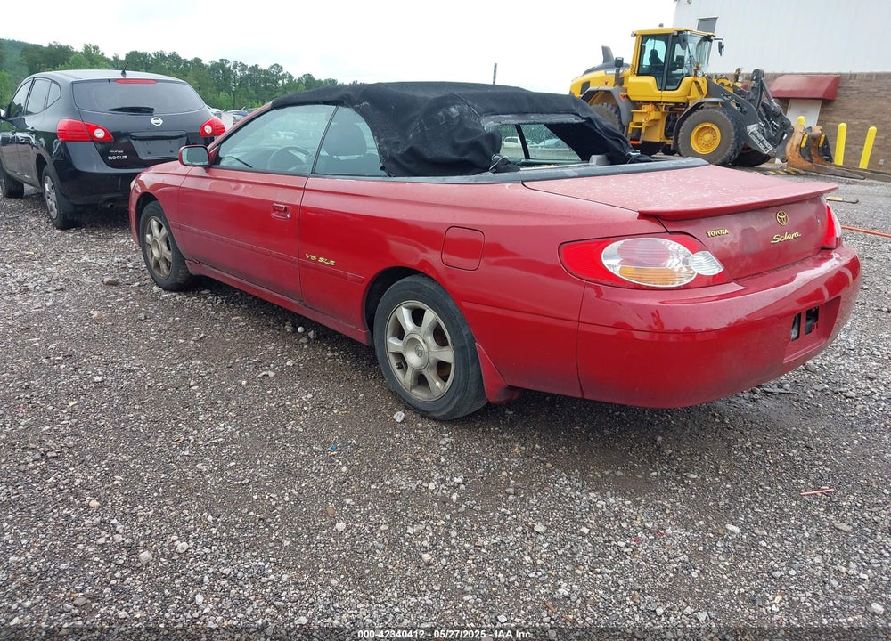 2002 TOYOTA CAMRY SOLARA SLE V6 VIN: 2T1FF28P92C592089