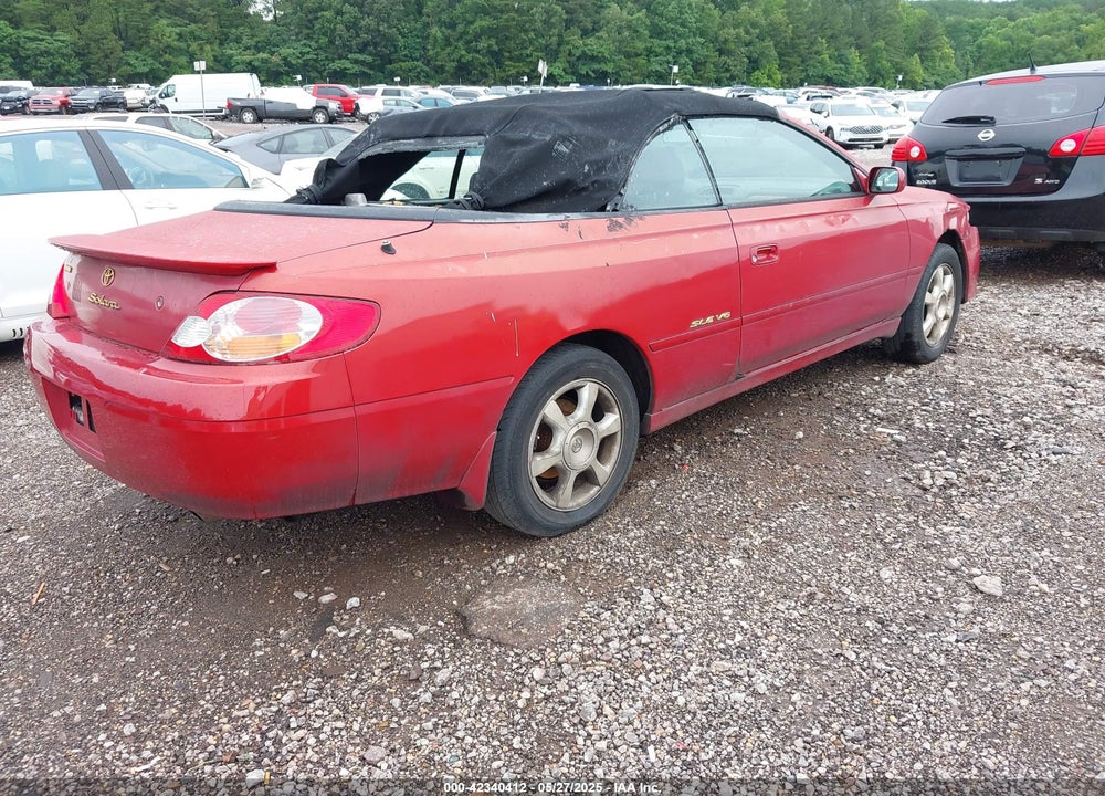 2002 TOYOTA CAMRY SOLARA SLE V6 VIN: 2T1FF28P92C592089