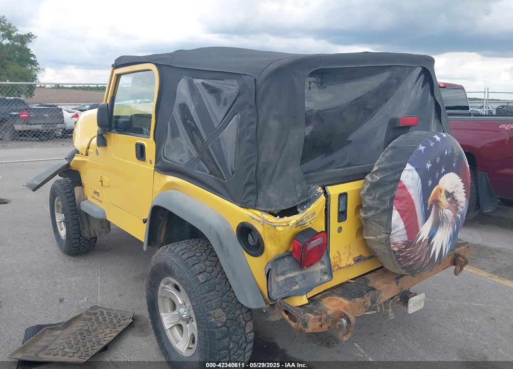 2005 JEEP WRANGLER SE VIN: 1J4FA29S95P373313