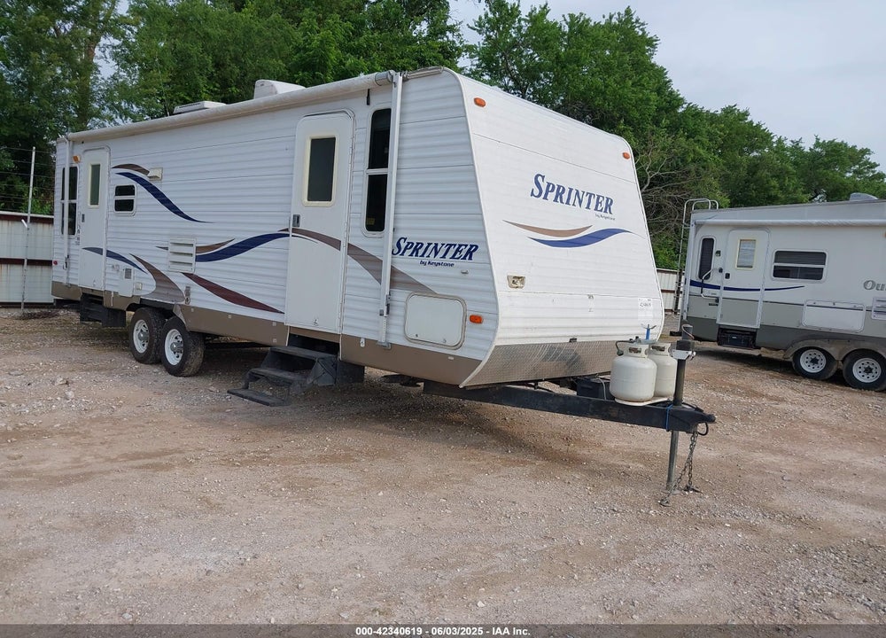 2006 KEYSTONE RV SPRINTER 278RLS TRAVEL TRAILER VIN: 4YDT278226A224246
