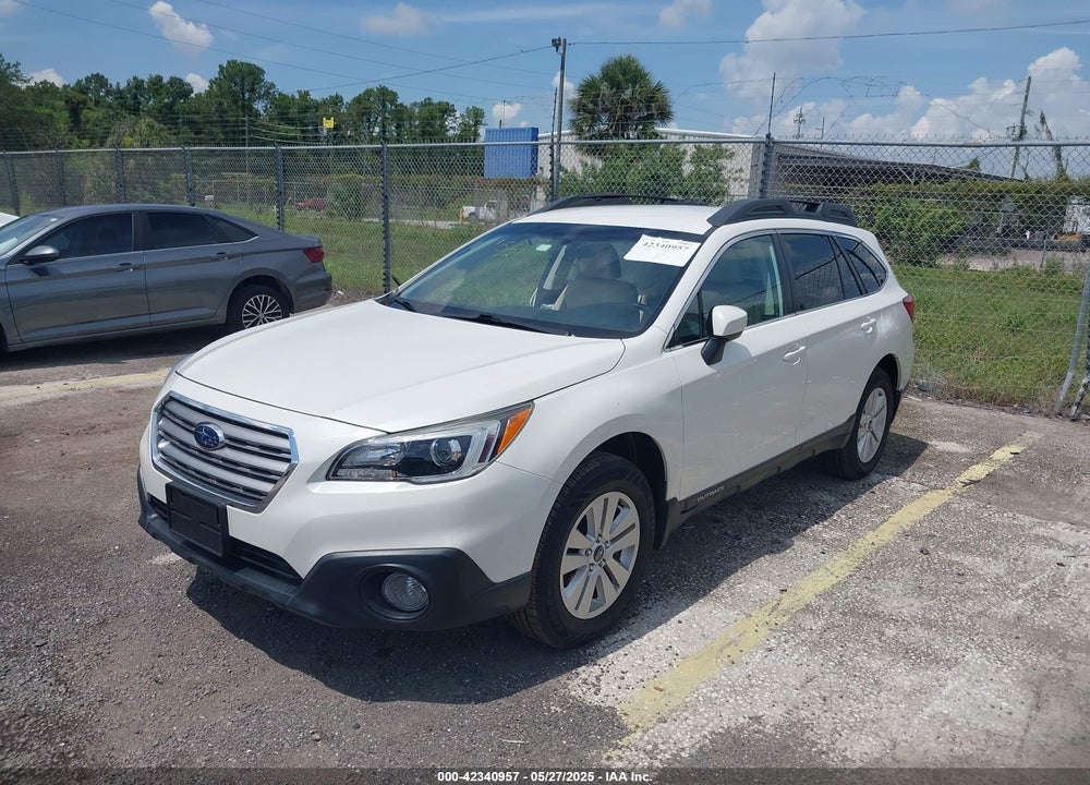2016 SUBARU OUTBACK 2.5I PREMIUM VIN: 4S4BSACC8G3284481