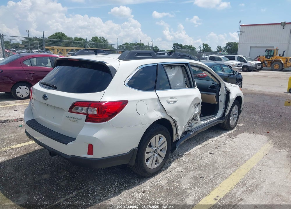 2016 SUBARU OUTBACK 2.5I PREMIUM VIN: 4S4BSACC8G3284481