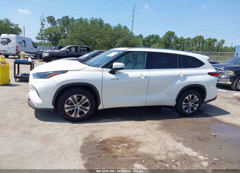 2021 TOYOTA HIGHLANDER HYBRID XLE VIN: 5TDGARAHXMS503736