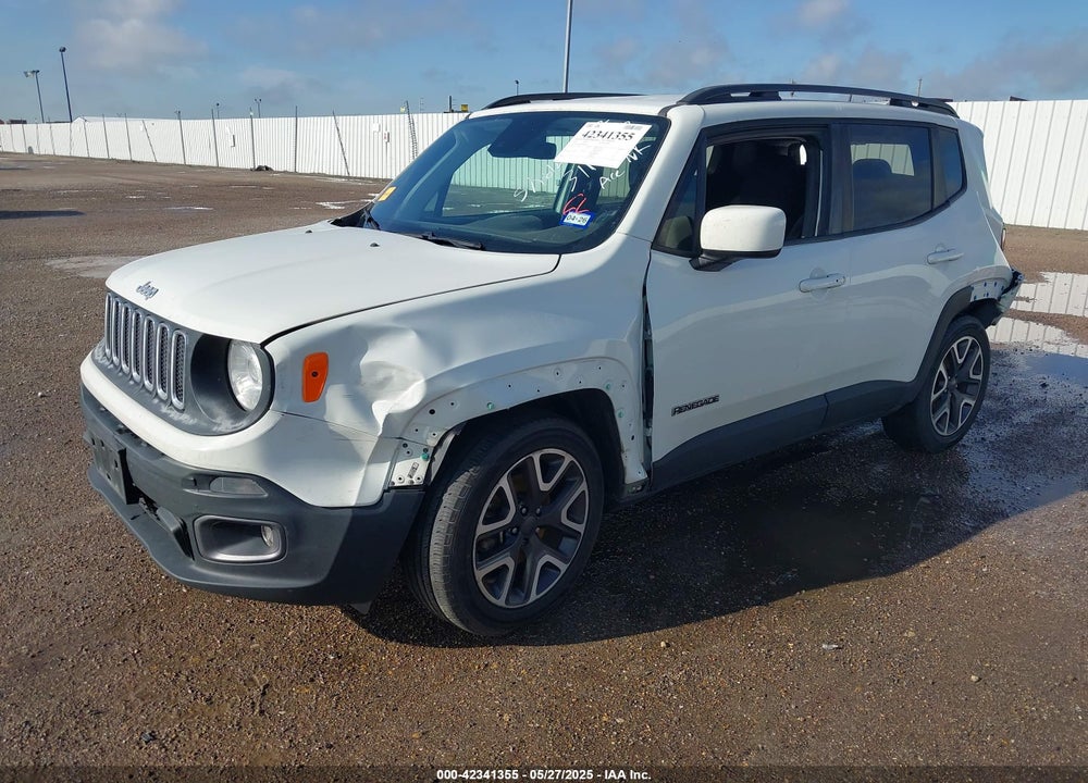 2018 JEEP RENEGADE LATITUDE FWD VIN: ZACCJABB8JPG86847