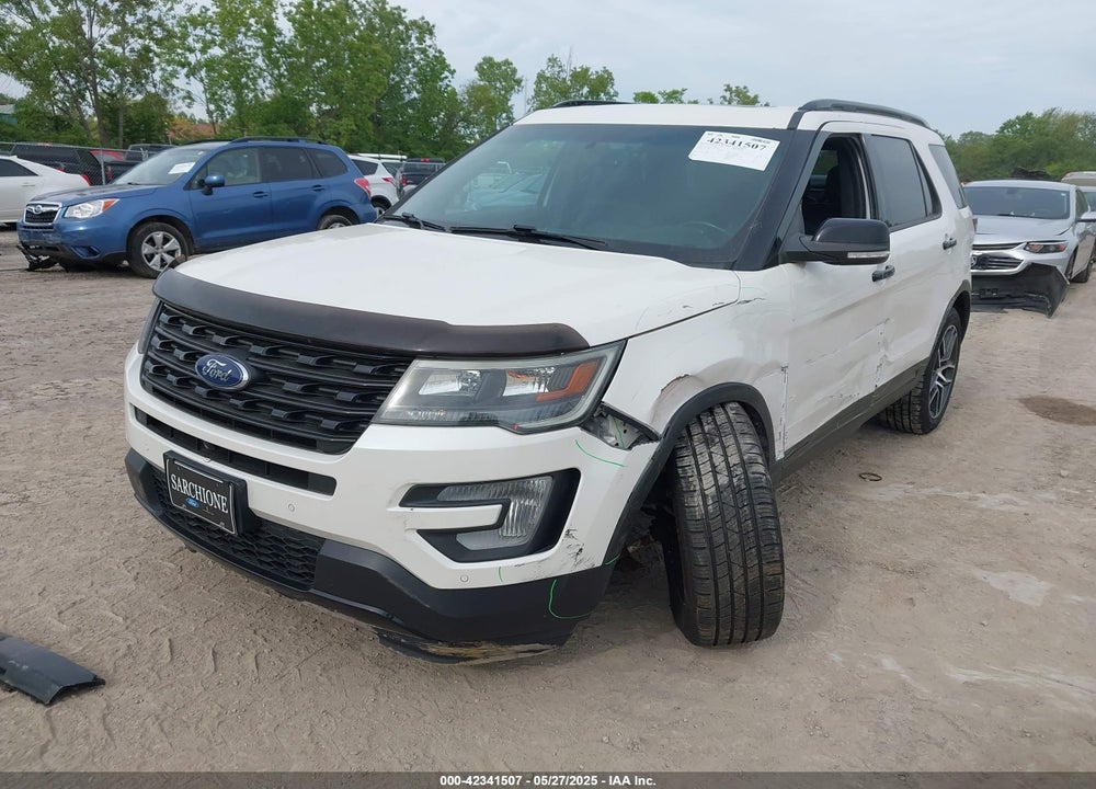 2016 FORD EXPLORER SPORT VIN: 1FM5K8GT2GGD00263