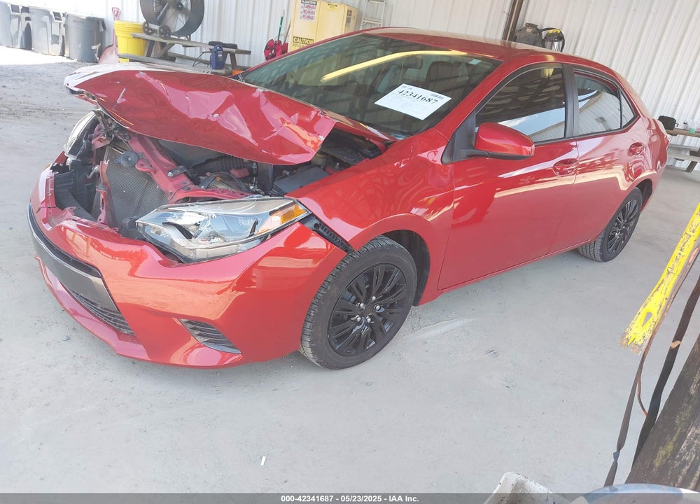 2016 TOYOTA COROLLA LE VIN: 5YFBURHE8GP466857
