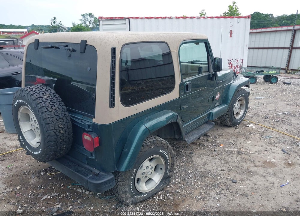 1999 JEEP WRANGLER SAHARA VIN: 1J4FY49S5XP482037