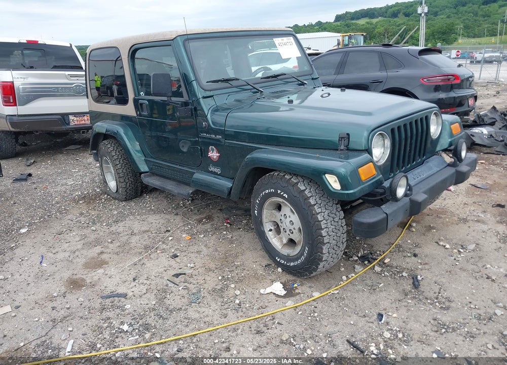 1999 JEEP WRANGLER SAHARA VIN: 1J4FY49S5XP482037