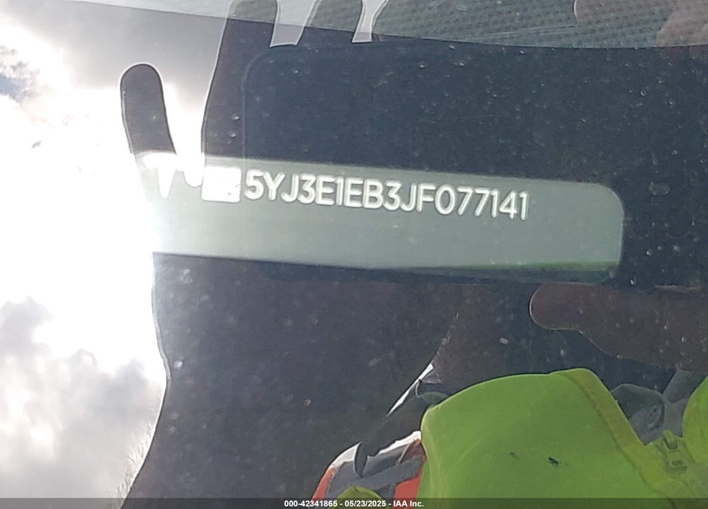 2018 TESLA MODEL 3 VIN: 5YJ3E1EB3JF077141