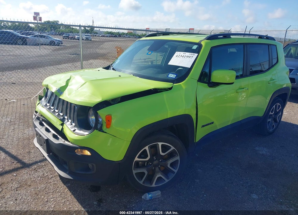 2018 JEEP RENEGADE LATITUDE FWD VIN: ZACCJABB6JPJ10039