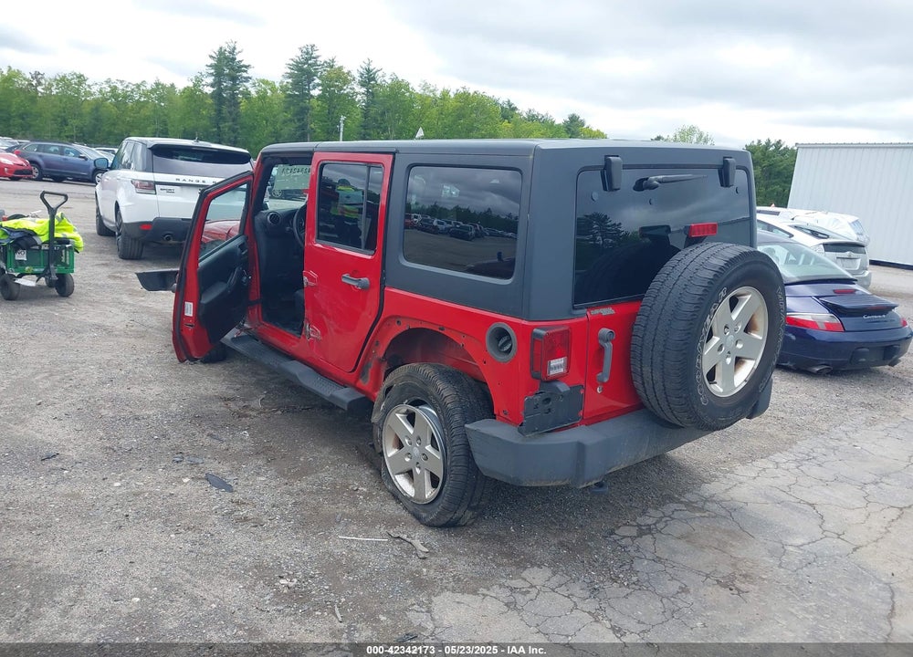 2012 JEEP WRANGLER UNLIMITED SPORT VIN: 1C4BJWDG0CL141332