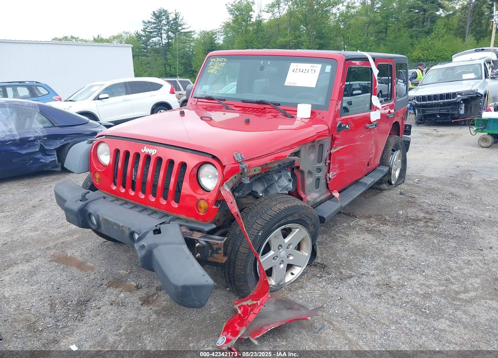 2012 JEEP WRANGLER UNLIMITED SPORT VIN: 1C4BJWDG0CL141332