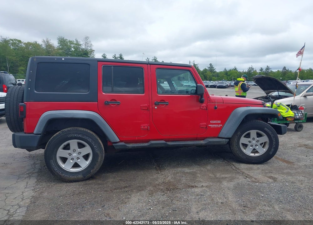 2012 JEEP WRANGLER UNLIMITED SPORT VIN: 1C4BJWDG0CL141332
