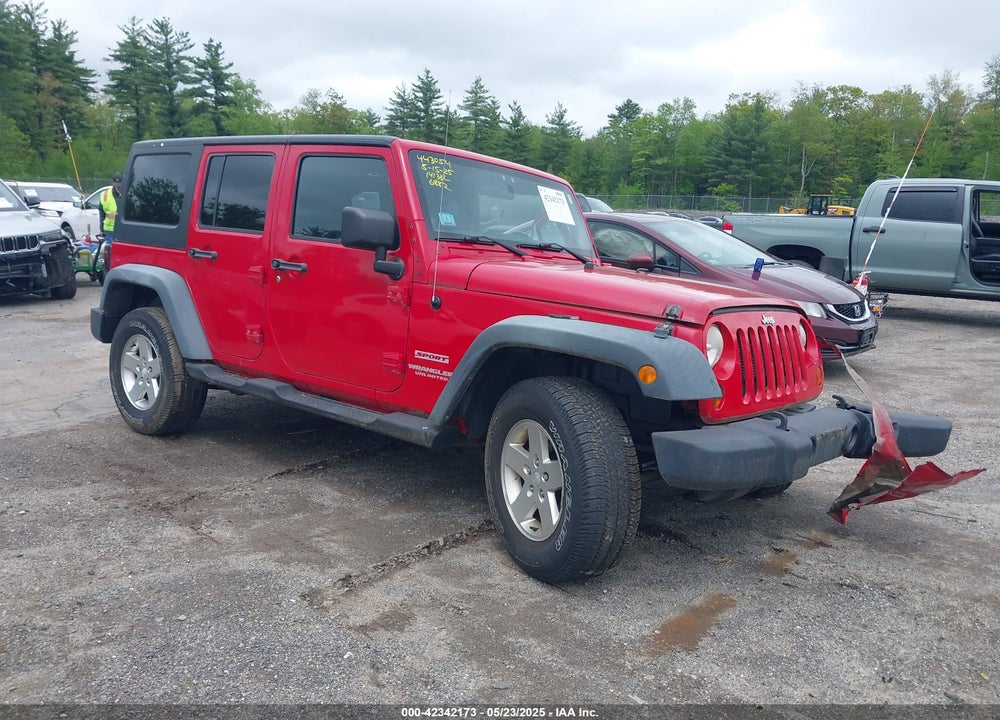 2012 JEEP WRANGLER UNLIMITED SPORT VIN: 1C4BJWDG0CL141332